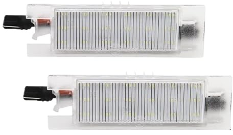 KOEHXJ For Opel For Astra H For Corasa C D For Insignia For Zafira 2Pcs Canbus Led License Number Plate Light Bulb Rear License Plate Light