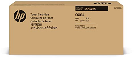 Samsung SU080A CLT-C603L High Yield Toner Cartridge, Cyan, Pack of 1