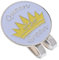 Gazechimp Golf Cap Clip mit Magnetischem Ballmarkierer - Golf Ballmarker - Gelb Kaiserkrone