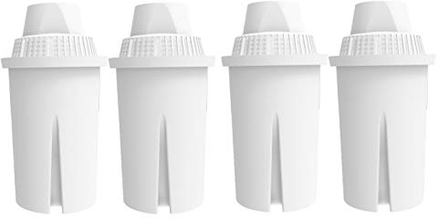 AquaHouse AH-PBC 4 Filtres de rechange compatibles pour Brita Classic, et autres carafes à eau classiques