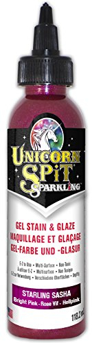 Unicorn Spit Sparkling Starling Sasha 118ml Pink Glitter Paint Gel Stain