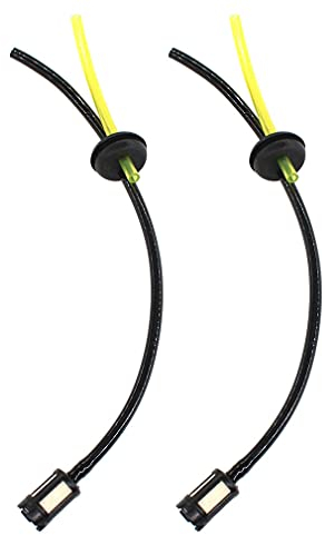 AISEN 2x Benzinschlauch mit Benzinfilter Satz für Timbertech MS-2TL-52 MS52-2TL MFS52 Motorsense Freischneider 3PS 52ccm
