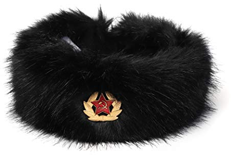 Soul Young Damen Winter Faux Fuchs Haarband Schleife Design Elastische Stirnband Kopfband(Schwarz&KGB)