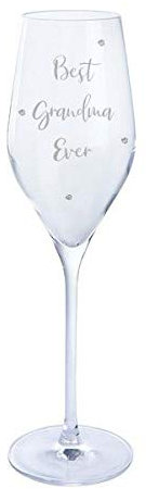 Dartington - Vaso de Cristal con Detalles de Cristal, Personalizable