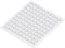 nuoshen 100 Pcs Clear Rubber Feet, 8 * 3mm Adhesive Bumper Silicone Pads Sound Dampening Bumpers Self Stick Transparent Furniture Buffer Pads for Furniture Glass Tables Door