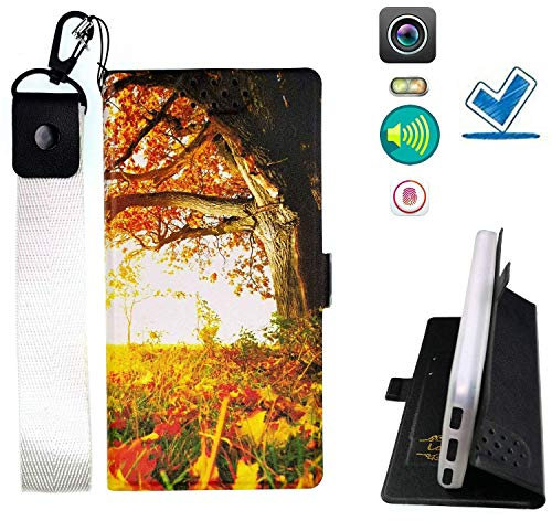 HUAYIJIE Flip Coque pour Nubia Play 5g Coque Case Housse en Cuir PU + Etui en Silicone pour Anneau Fixe ZC