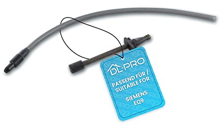 DL-pro Milchschlauch für Siemens EQ9 EQ.9 S300 S500 S700 S900 connect extraKlasse 12012864 Schlauch Ansaugschlauch für Milchbehälter Milchadapter Kaffeemaschine Kaffeevollautomat