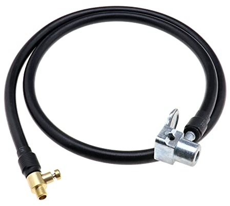 EMSea 100cm Inflador de neumáticos Bomba Manguera Rosca 5/16-32UNF con Bloqueo Inflador de Mandril Bomba Extensión Manguera Adaptador Tubo Herramienta de Aire para Coche Motocicleta Bicicleta