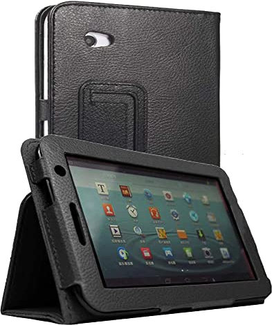Custodia per Samsung Galaxy Tab 2 P3100/P3110 7 Tablet Cover - Affari luce di lusso Smart Leather Cover con Auto Sleep/Wake per Samsung P3100/P3110 (nero)