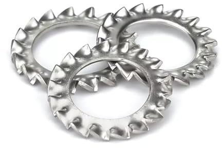 SYDARSYN Zahnscheibe Sicherungsscheiben 304 Edelstahl Extern Star Zahn Sicherungsscheiben M16 (10 Stück)
