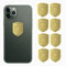 WETBEN EMF Anti-Strahlenschutz-Aufkleber, 24 Karat Gold, Handy-Aufkleber, Schutzblocker für Laptops, Tablets, Blöcke, 5G, WLAN, Bluetooth-Schutz, Neutralisator (Gold, 8 Stück)