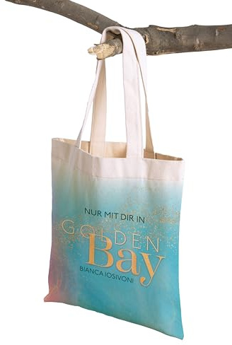 Golden Bay Shopper How it hurts (Blau) LIMITIERT: Limitierte Auflage mit exklusiver Character Card; Beidseitig bedruckte Stofftasche (Bianca Iosivoni: Golden Bay (Merchandise))