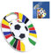 Magnet Flaschenöffner, Bierflaschenöffner, Fussball Mitgebsel, Befestigt am Kühlschrank für Einfache Lagerung, Geschenk für Männer Bieröffner, Tragbare Kapselheber für Startseite, Pub, Outdoor