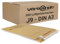 versando 200x I9/J9 Luftpolsterumschläge Innenmaß 300 x 445 mm Außenmaß 320 x 455 mm braun/goldgelb für DIN A3