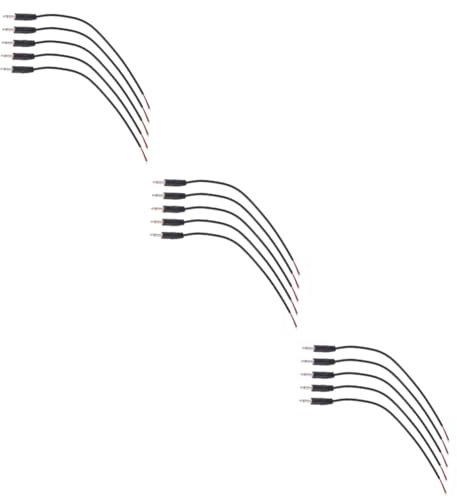 CIYODO 30 Stück Ersatz-audiokabel 3 5 Mm Buchse Auf Blanken Draht Mono-audio-klinkenstecker Für Headset