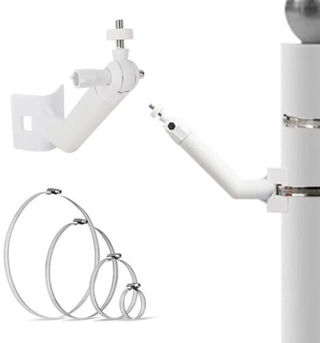2-in-1 Security Camera and Solar Panel Pole Mount for Ring, Eufy, Arlo, Wyze Solar Panels and Cams