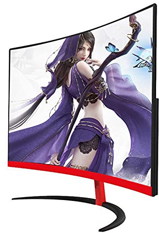 ATNCKS - 27 Curved Surface Wireless Monitor, Full HD IPS Computer Monitor, 144Hz Eye Protection Screen, Ultra Slim and Narrow Edge Monitor