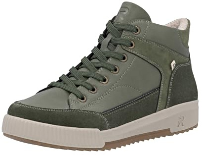 Rieker Damen W0171 Schnürstiefel, Grün, 39 EU