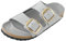 Arizona - Sandalo con Doppia Fascia E Chiusura con Fibbie 37/Shine-Stone Coin -N