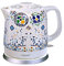 Maestro MR068 Ceramic Electric Kettle 1.5L Decorative Oriental Mosaic Pattern Auto Switch Off Overheating Protection 3-Pin UK Plug