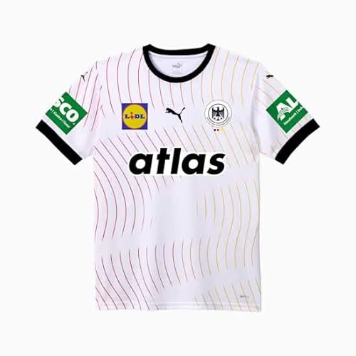 Puma DHB Home Jersey SS25 with PUMA White-Grey Dawn-Safety YE - L