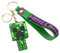 Anime Figuren Spiel Schlüsselanhänger, Pixel Stil Anime Schlüsselanhänger,Rucksack Anhänger für Jungen & Mädchen, Gamer Geschenk, Schultasche Deko, Party Mitgebsel, Geschenk für Kinder (A-Green)