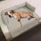 Pelzbarn Kühlendes Sofabett, Kühlbett für Hunde, Kühldecke Hund, Hundekühlmatte Selbstkühlend, Bequemes Wasserdichtes Katzen/Hundebett für den Sommer (Grau,L:90 * 90cm)