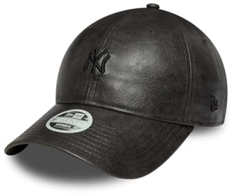 New Era Women's MLB 9TWENTY Tonal PU Cap New York Yankees Black
