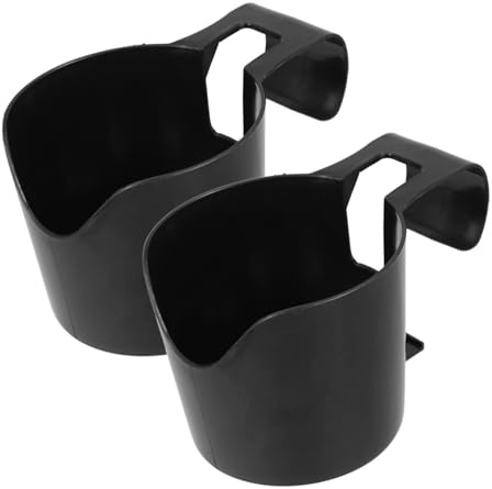 NOLITOY 2 pièces Porte-gobelets Piscine Plastique Support Boisson Suspendu Bord de Piscine Range Bouteilles et Canettes Pratique pour Résistant et Facile à Installer Compatible Boissons