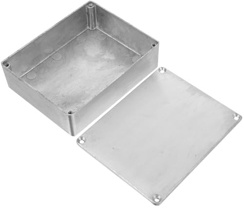Cabilock Aluminium Stomp Organizer Gitarrenpedalgehäuse in Silber mit Stabilem Klang und Einfachem Design für Live Auftritte und Zuhause