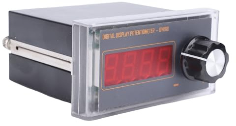 Eujgoov Variables Potentiometer mit Digitalanzeige, 4, 7 KOhm, Einstellbare Steuerung mit Programmierbaren Funktionen für CNC- und Geschwindigkeitsregler