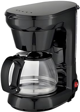 Vlocky 750ML/5 cups Coffee Filter Machine,650W Coffee Maker UK with Boil-Dry Protection & Anti-Drip Function,Automatic Turn-Off Feature and Keep Warm Function for Home/Office