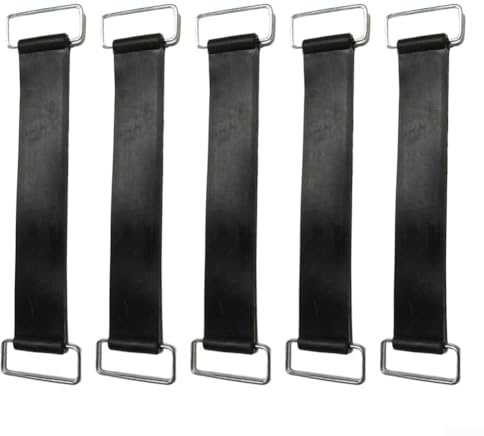 5Pcs Rubber for battery Holder Strap for Motorbike Dirt Bike for atv for quad Fitment Elastic Securing Band