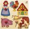 Selecta 62045 Bauernhof Holzpuzzle