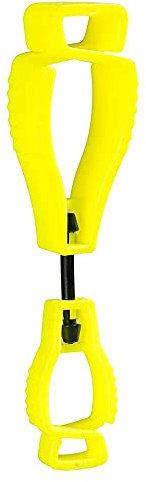 Portwest Metal Free Glove Clip, Color: Yellow, Size: One Size, A002YER