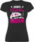 Shirt Damen - Hobby Outfit - Echte Mädchen Angeln Fisch - L - Schwarz - angelshirts angelbekleidung Angel Funshirts für Frauen Tshirt Frau Fischerei Tshirts fischen t-Shirt Fishing tailliert