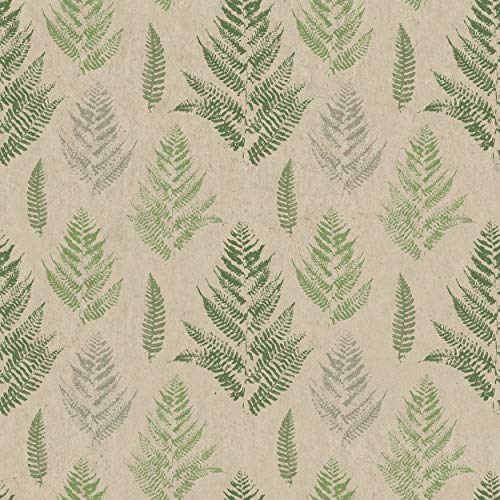 Tischdeko 25 Stück Serviette umweltfreundlich 100% Recycling Farn Pattern