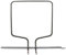 Marel Shop® - Elemento riscaldante resistenza per forno compatibile con Whirlpool Ignis 1000W 340X335mm per modelli: AKP602/IX 857760238000, AKP620/WH 857762038010, AKP609/AV 857760938000