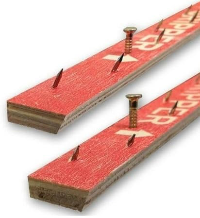 FloorPro Premium Carpet Gripper Rods - (40ft / 12metres) For Concrete or Wood Floors or Stairs - Dual Purpose - Gripper Strips For Underlay/Flooring - Easy DIY Packs
