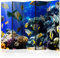 murando Raumteiler Foto Paravent Unterwasserwelt 225x172 cm beidseitig auf Vlies-Leinwand Bedruckt Trennwand Spanische Wand Sichtschutz Raumtrenner Design Korallenriff Wasser Fisch Meer g-C-0167-z-c
