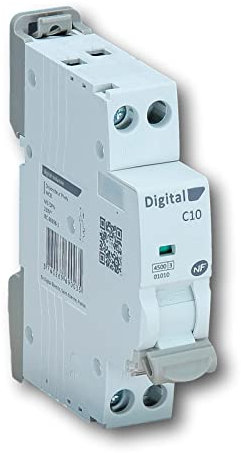 Disjoncteur 10A Digital Electric - Ph/N - C4.5kA