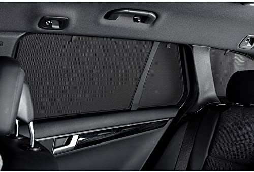 CAR SHADES Juego (Puertas traseras) Compatible con Nissan Qashqai III (J12) 2021- (2-Partes) - Parasoles a Medida para Coches