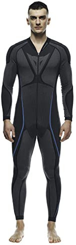 Dainese Herren Dry Suit Baselayer-Set, Schwarz/Blau, XL/X