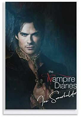Shenywell Wanddeko Poster Ian Somerhalder (1) und Bilderdruck, modernes Familienschlafzimmerdekor, Poster für Schlafzimmer und Wohnzimmer 50x70cm Kein Rahmen