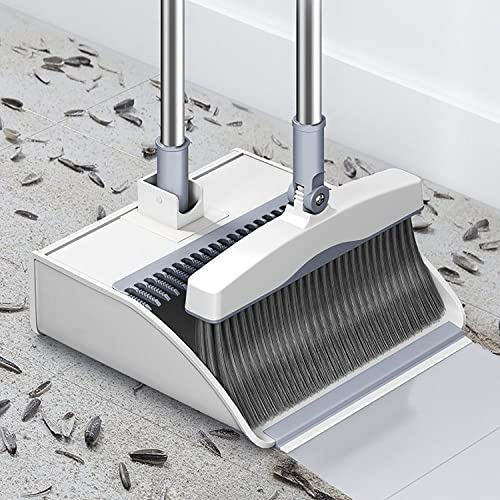 ACGrade Set scopa e paletta, scopa e paletta, per casa, cucina, ufficio, pavimento, scopa e bustpan per casa