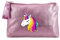 Porte Monnaie Rose Pochette Licorne Arc en Ciel