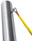 Pina DESIGN seit 1979 - Pfosten für Hängematte, wetterfester Hängematten Mast zur Befestigung | Outdoor Gestell (2,5m Pfosten – für 2 Personen & Hängemattenlänge max. 390cm, Mit 0,75m Bodenhülse)