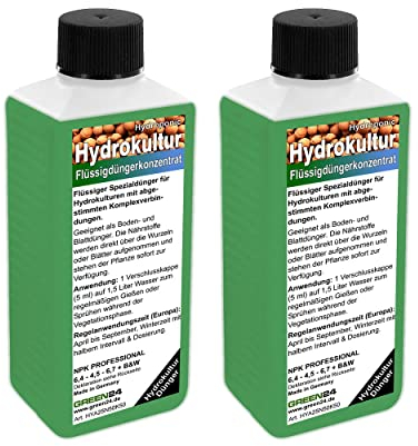 2 x 250ml - Hydrokultur Dünger Hydroponic düngen Flüssigdünger HIGHTECH
