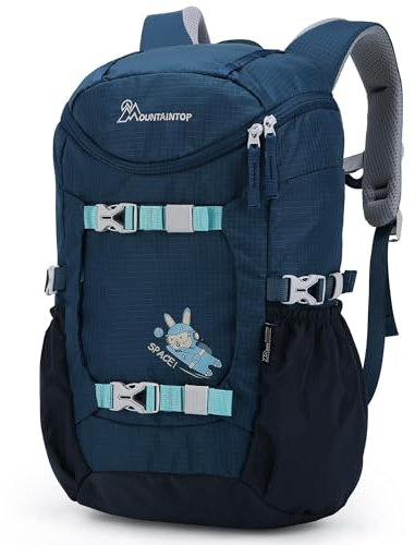 MOUNTAINTOP Kinder-Rucksack für Jungen und Mädchen, leichter Rucksack für die Schule, Tagesrucksack, Marineblau, 18L, Rucksack, Rucksäcke