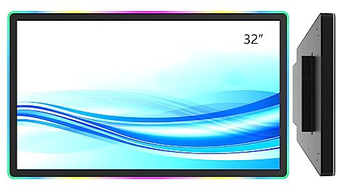 GreenTouch 32 Inch Capactive Touchscreen LED-Framed Monitor with Industrial LCD Display for KTV, Game Console